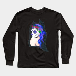 Día Los Muertos Woman Long Sleeve T-Shirt